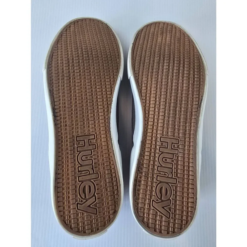 Mens Hurley Arlo Slip Ons Sz 13 Gray